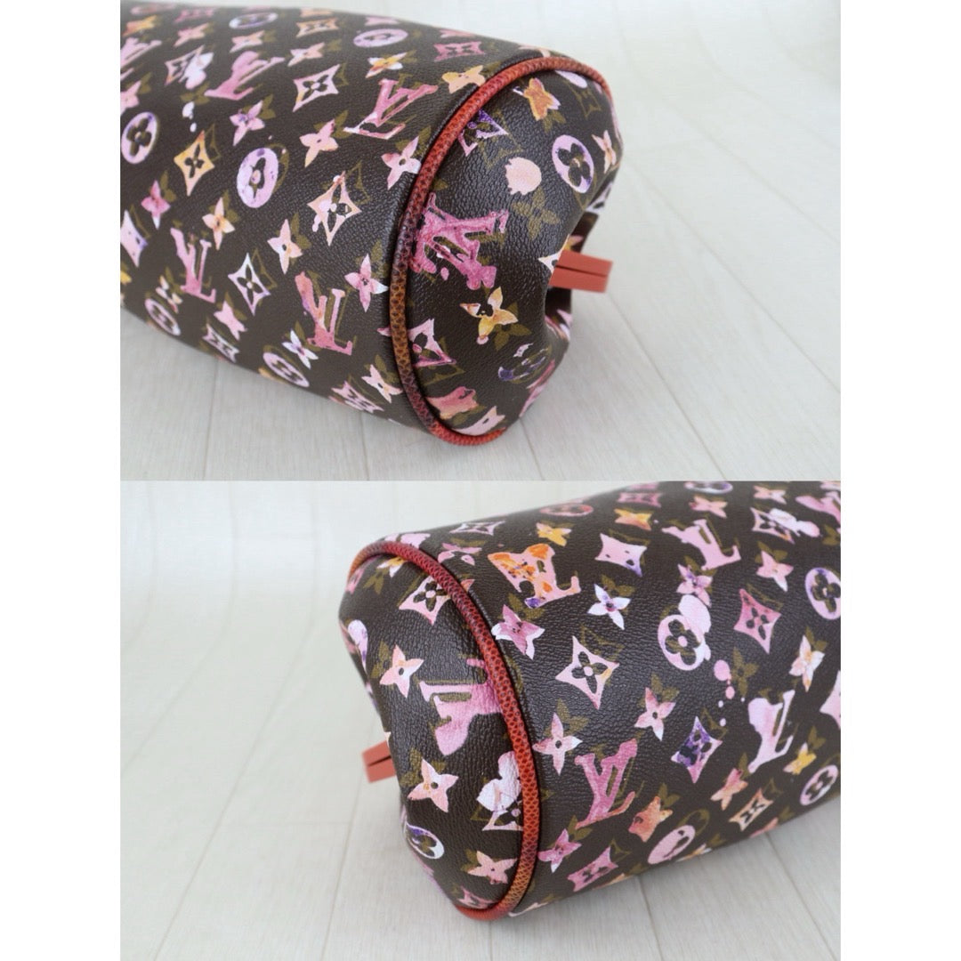 Include Entrupy Certificate of Authenticity｜Excellent（Rank SA）｜ Louis Vuitton Richard Prince Monogram Watercolor Papillon Frame Top Handle Bag｜S26081801