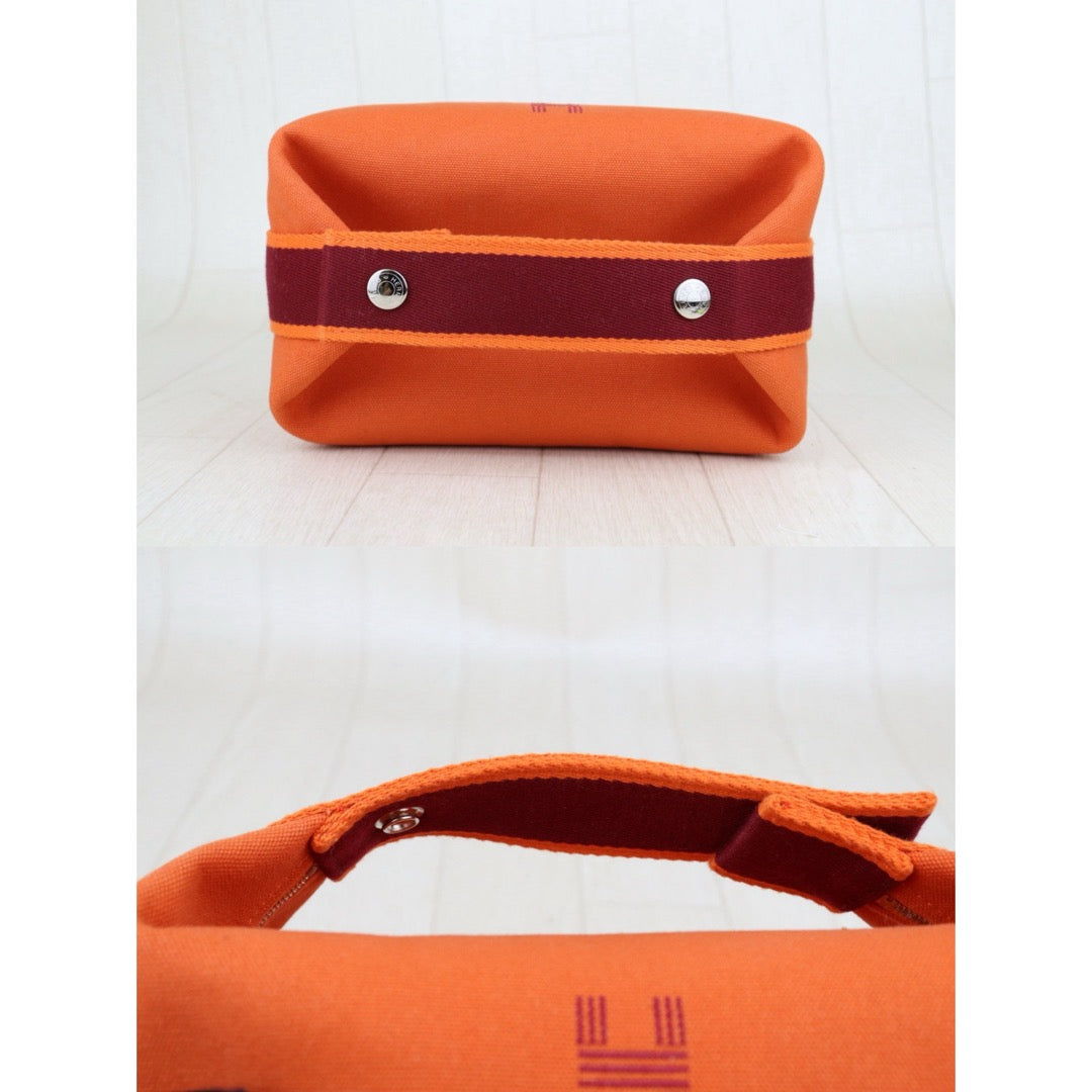 Very Good ( Rank A) ｜ HERMES Bride-A-Brac Canvas Orange Handbag｜S25081014