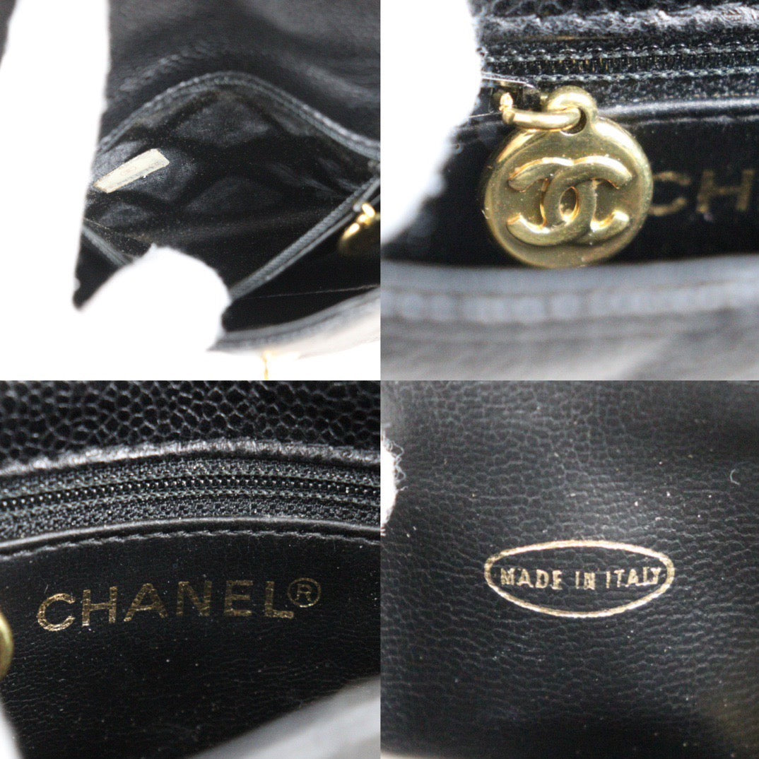 Rank A ｜ CHANEL  Caviar Skin Leather Calf Leather  Waist Bag Made In 1991～1994Year｜24010829