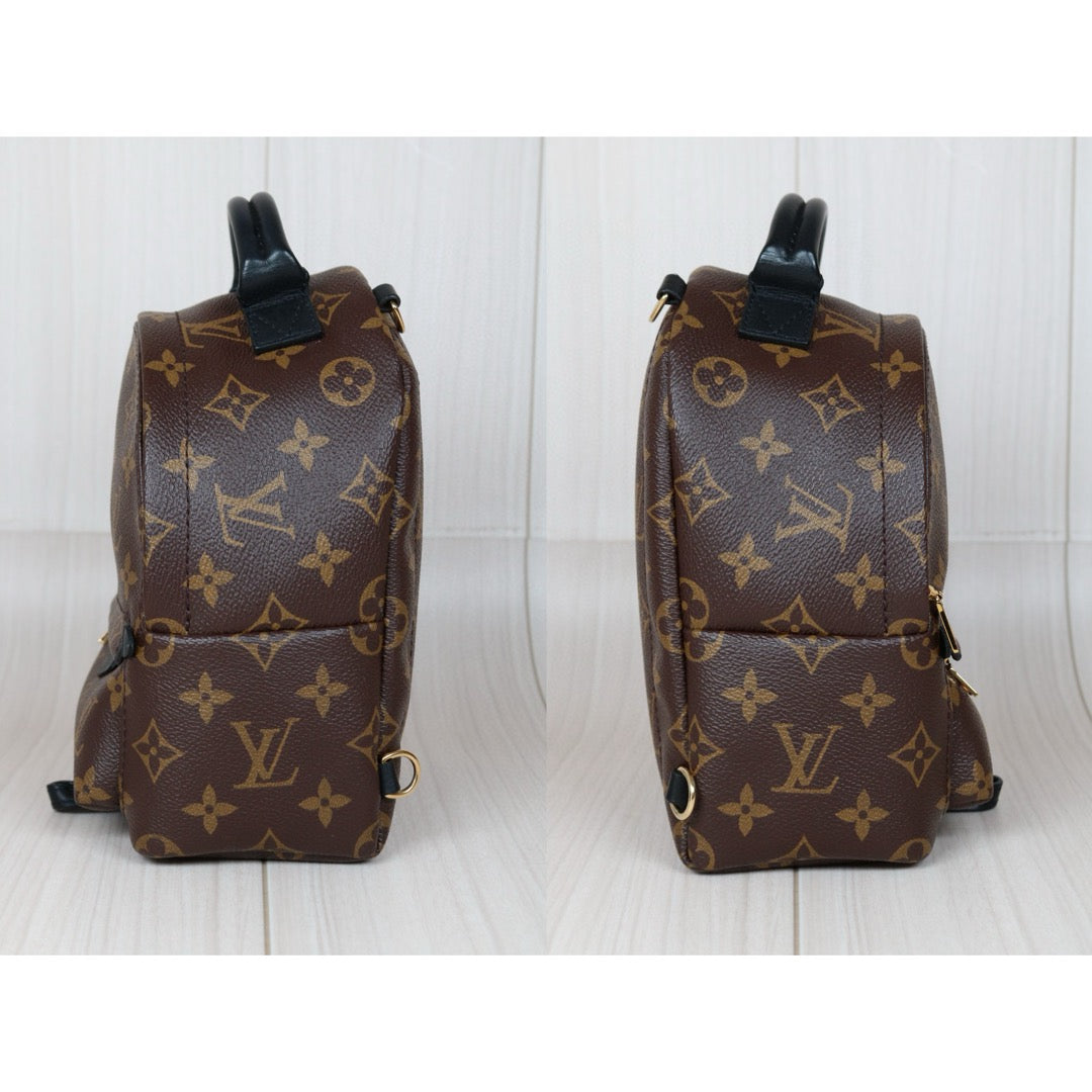 Very Good ( Rank A) ｜  LV Monogram Coated Canvas Mini Palm Springs Backpack｜S24101201