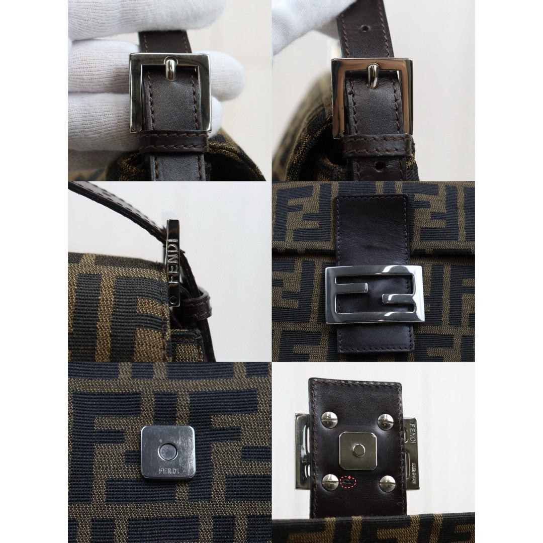 Good ( Rank AB)｜ FENDI Zucca Mamma Baguette Shoulder Bag ｜25042103