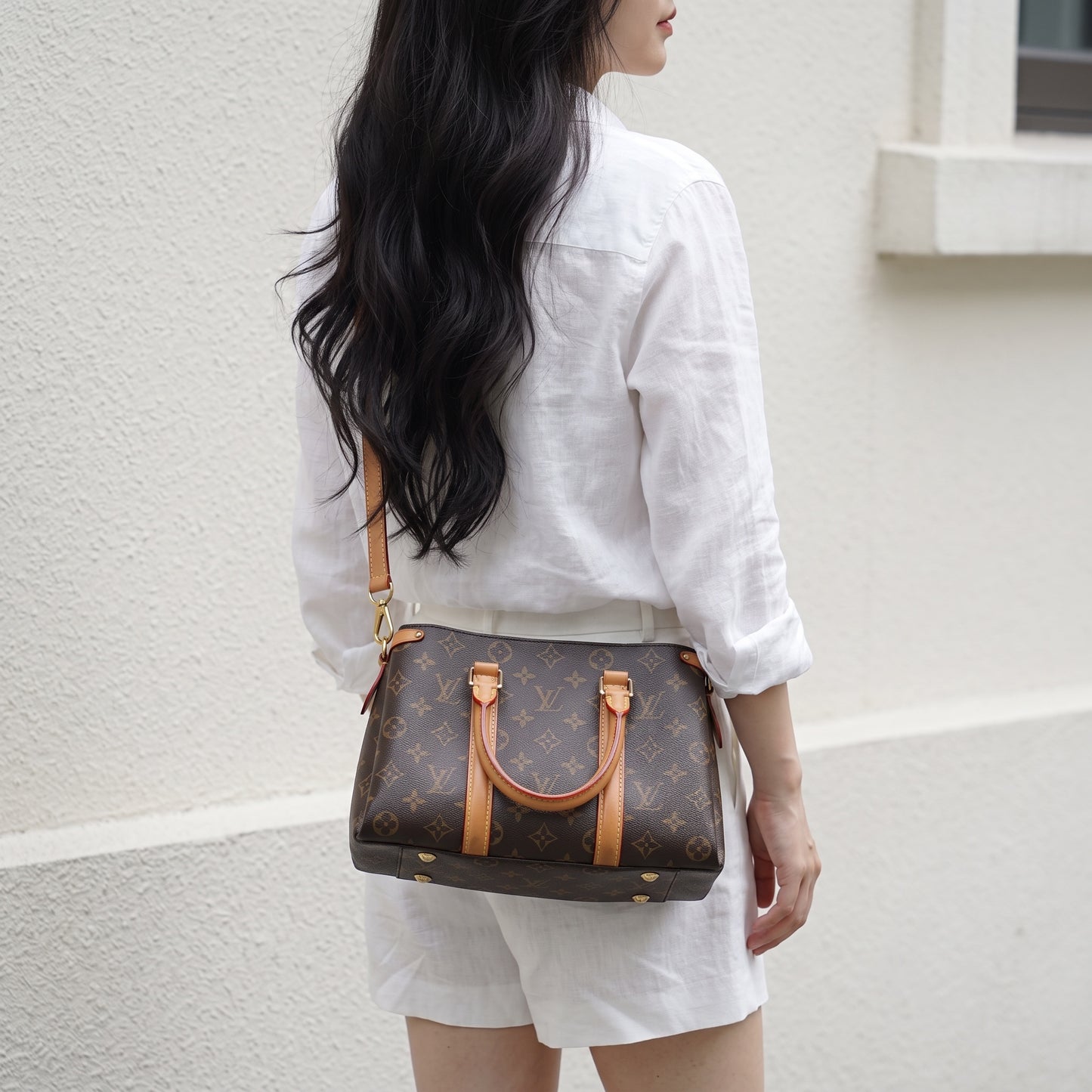 Include Entrupy Certificate of Authenticity｜Very Good ( Rank A)｜Louis Vuitton Monogram Suffolt BB  Shoulder Bag｜X26051707