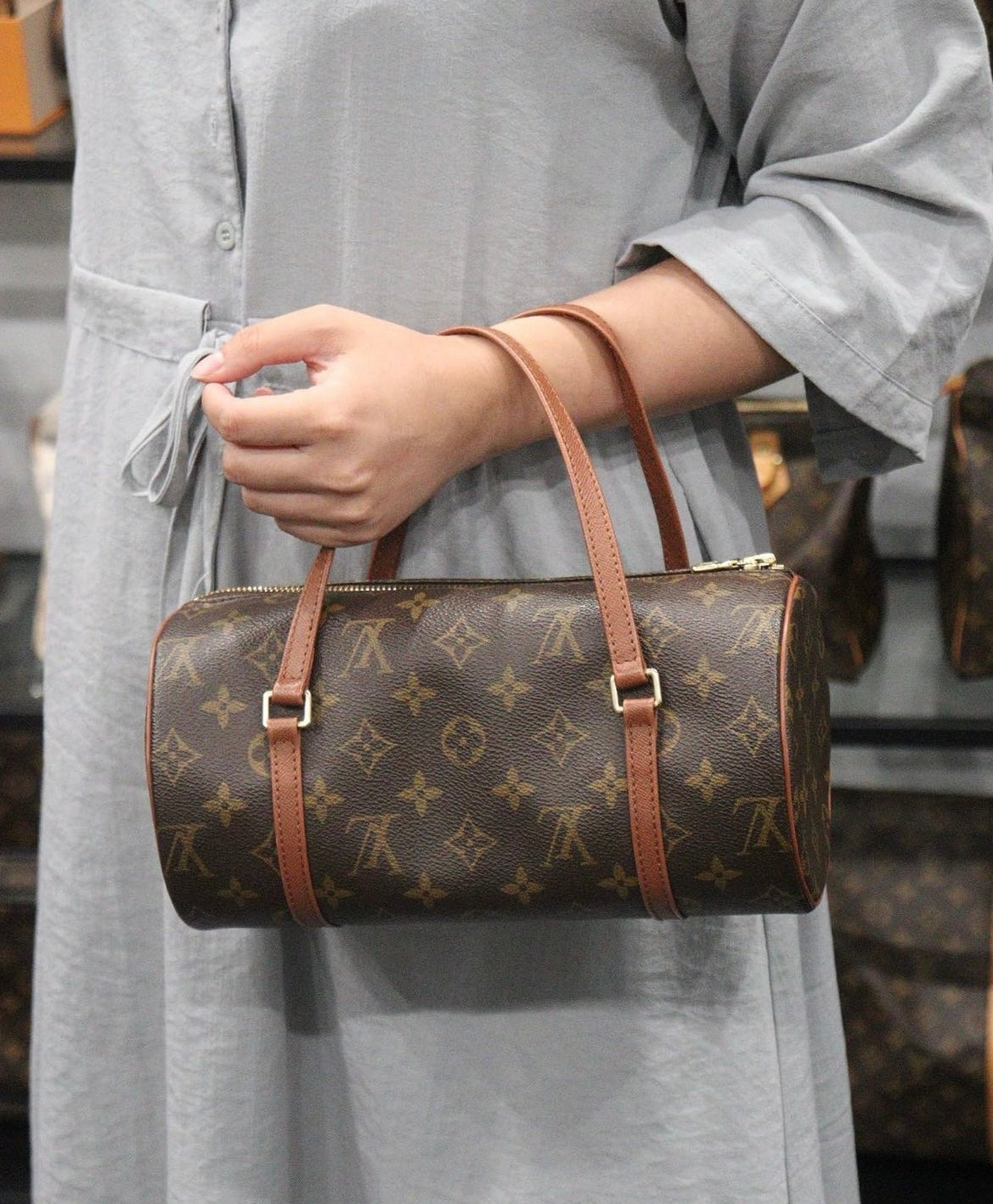 Rank A ｜ LV Monogram Papillon 26 Handbag ｜V23092125