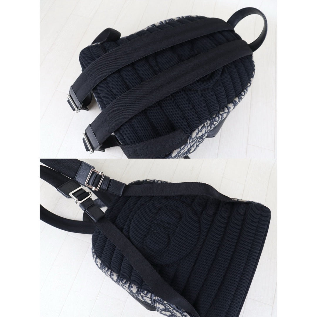 Include Entrupy Certificate of Authenticity｜Very Good ( Rank A)｜Dior Trotter Montaige  Oblique Rider  Backpack ｜S26090701