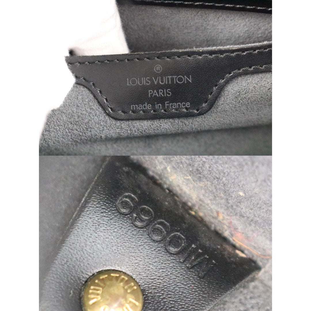 Include Entrupy Certificate of Authenticity｜Very Good ( Rank A)｜ Louis Vuitton Epi Soufflot Handbag Black｜S26042504