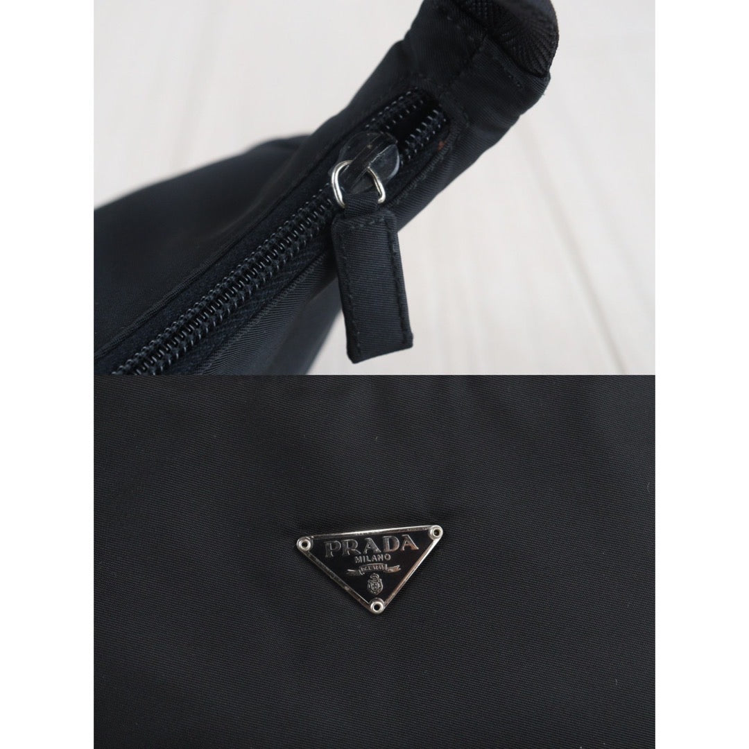 Rank A ｜ PRADA HOBO HandBag Black｜23090728