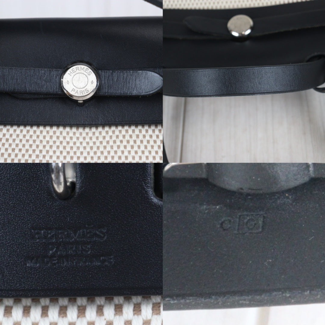 Rank A ｜ HERMES Herbag PM Shoulder Bag □C Stamp With Change Bag｜23092604