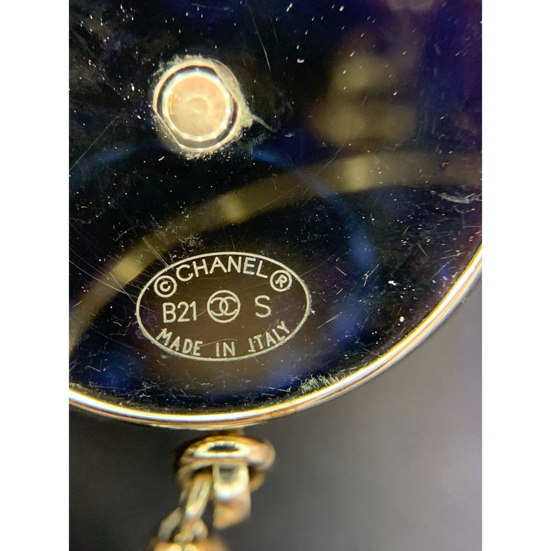 Very Good ( Rank A) ｜CHANEL Coco Mark Round Earrings ｜V25080718