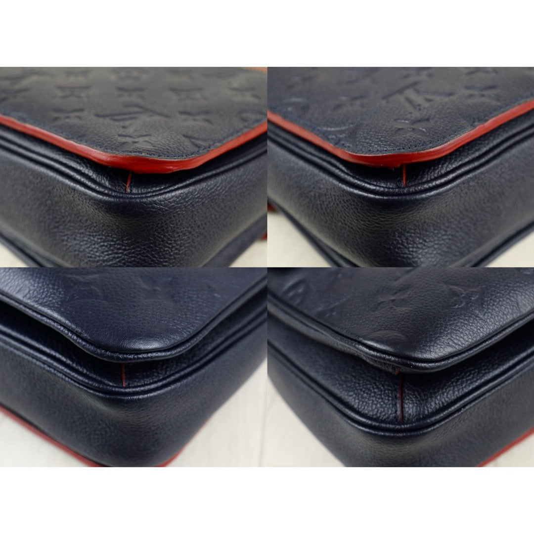 Very Good ( Rank A)｜LV Monogram Pichette Metis ShoulderBag Blue  IC Chips Model ｜S25022603