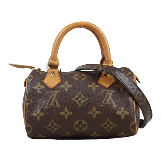 Rank AB ｜ LV Monogram Mini Speedy Handbag With Shoulder Strap｜24012902