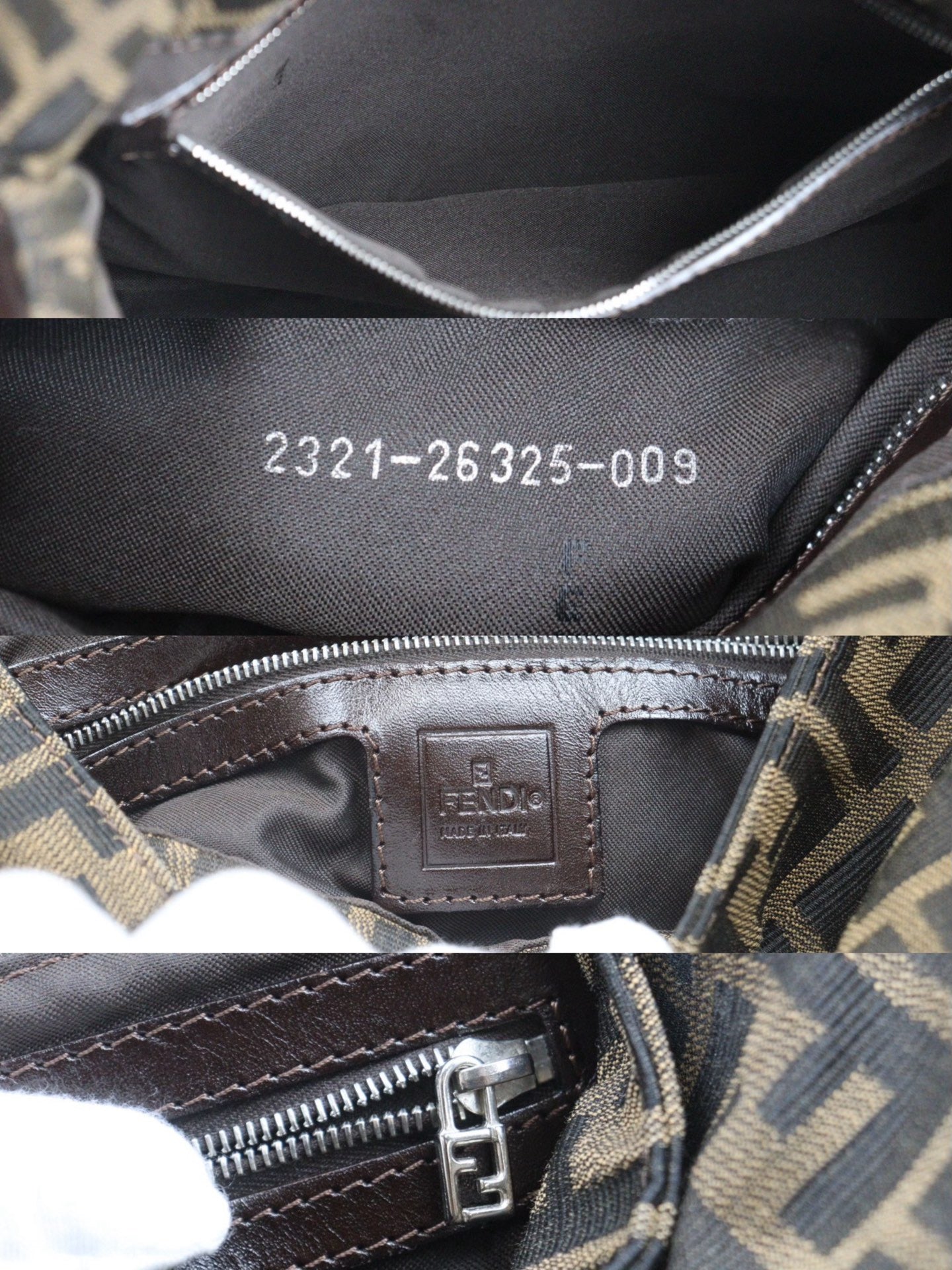 Very Good ( Rank A)｜ FENDI Zucca Mamma Baguette Shoulder Bag｜25091207