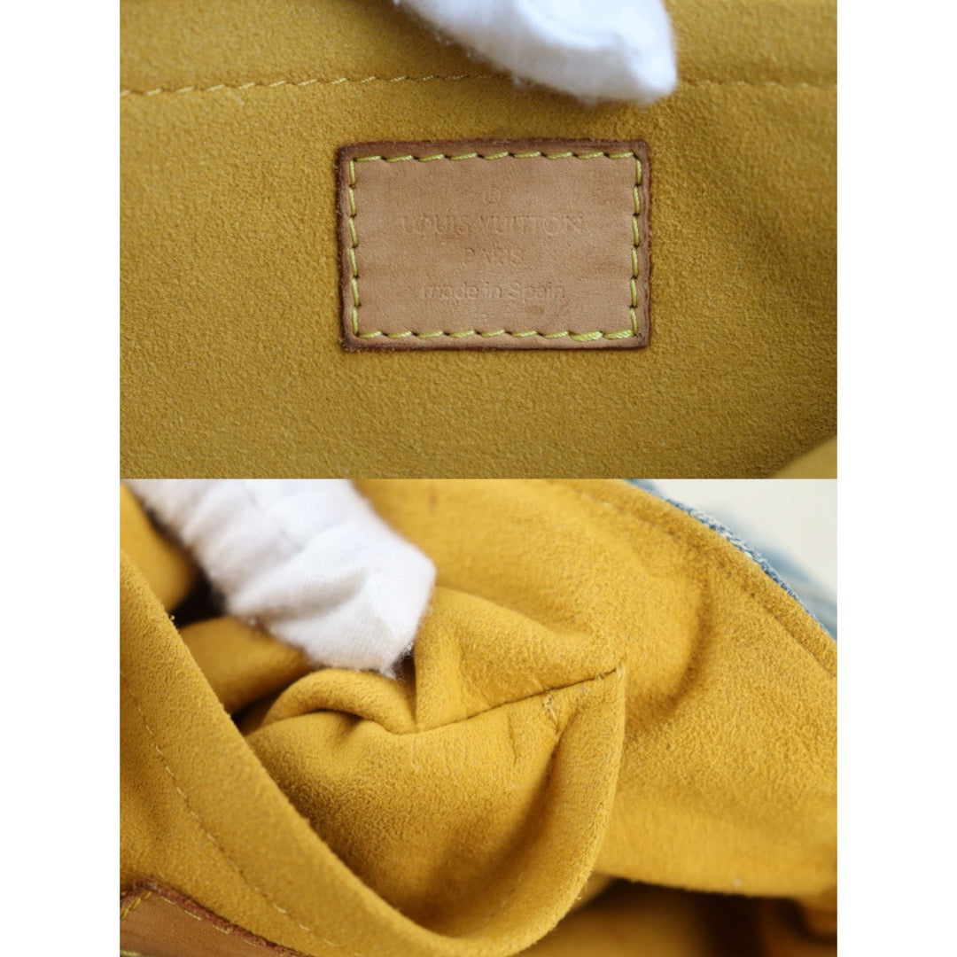 Include Entrupy Certificate of Authenticity｜Good ( Rank AB)｜Louis Vuitton Monogram Denim Mini Pleaty  ShoulderBag｜Z26092908