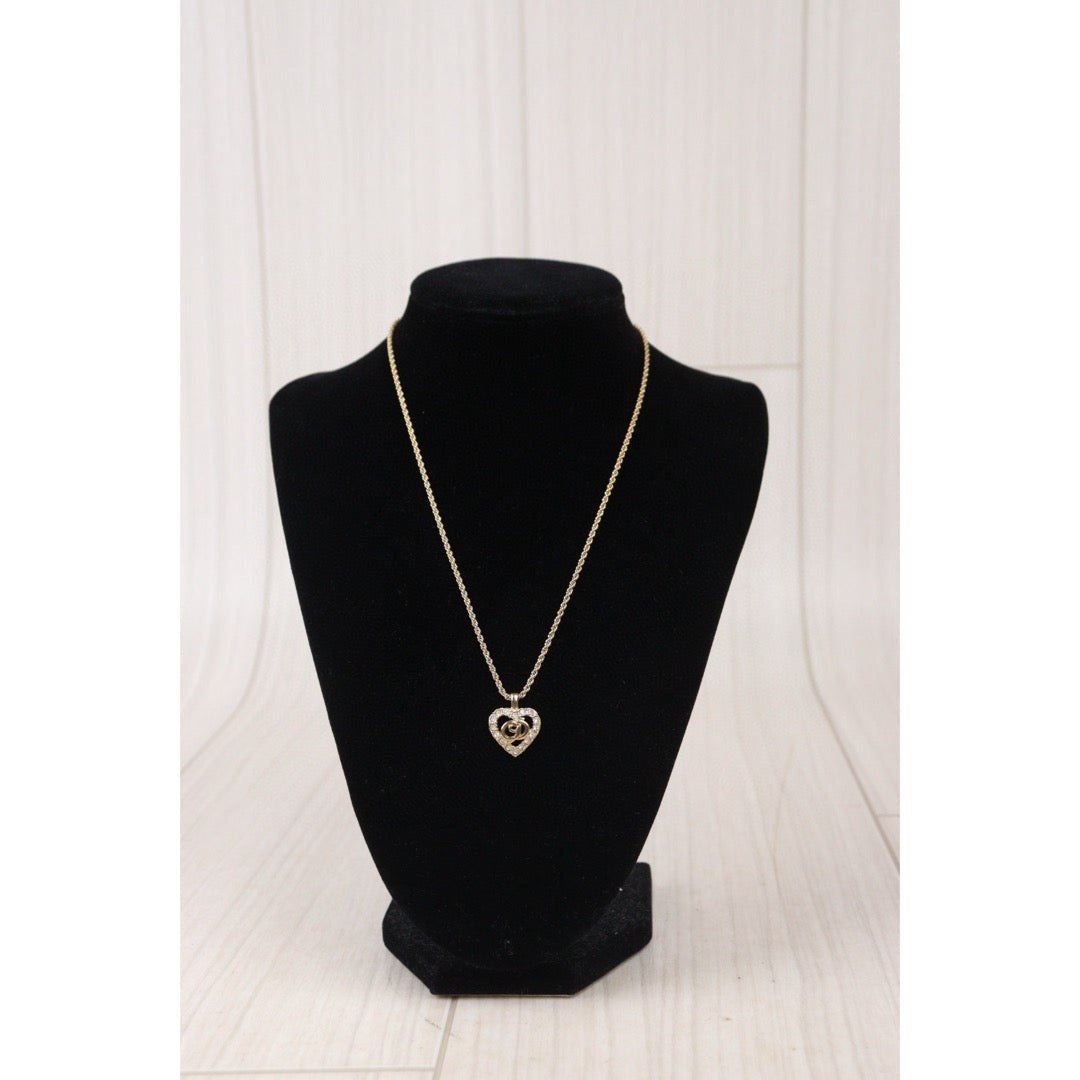 Rank A ｜ Dior Heat Rhinestone Necklace ｜V24071121