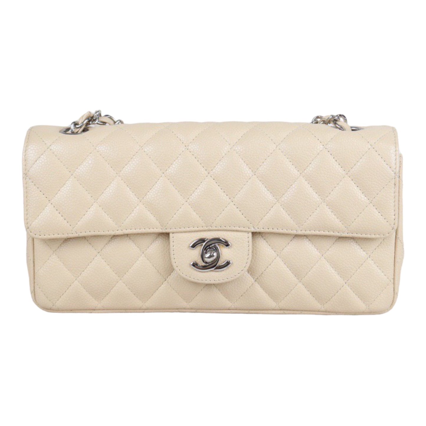 Rank A ｜ CHANEL Matrasse East West Classic Chain Shoulder Bag Beige｜23080303