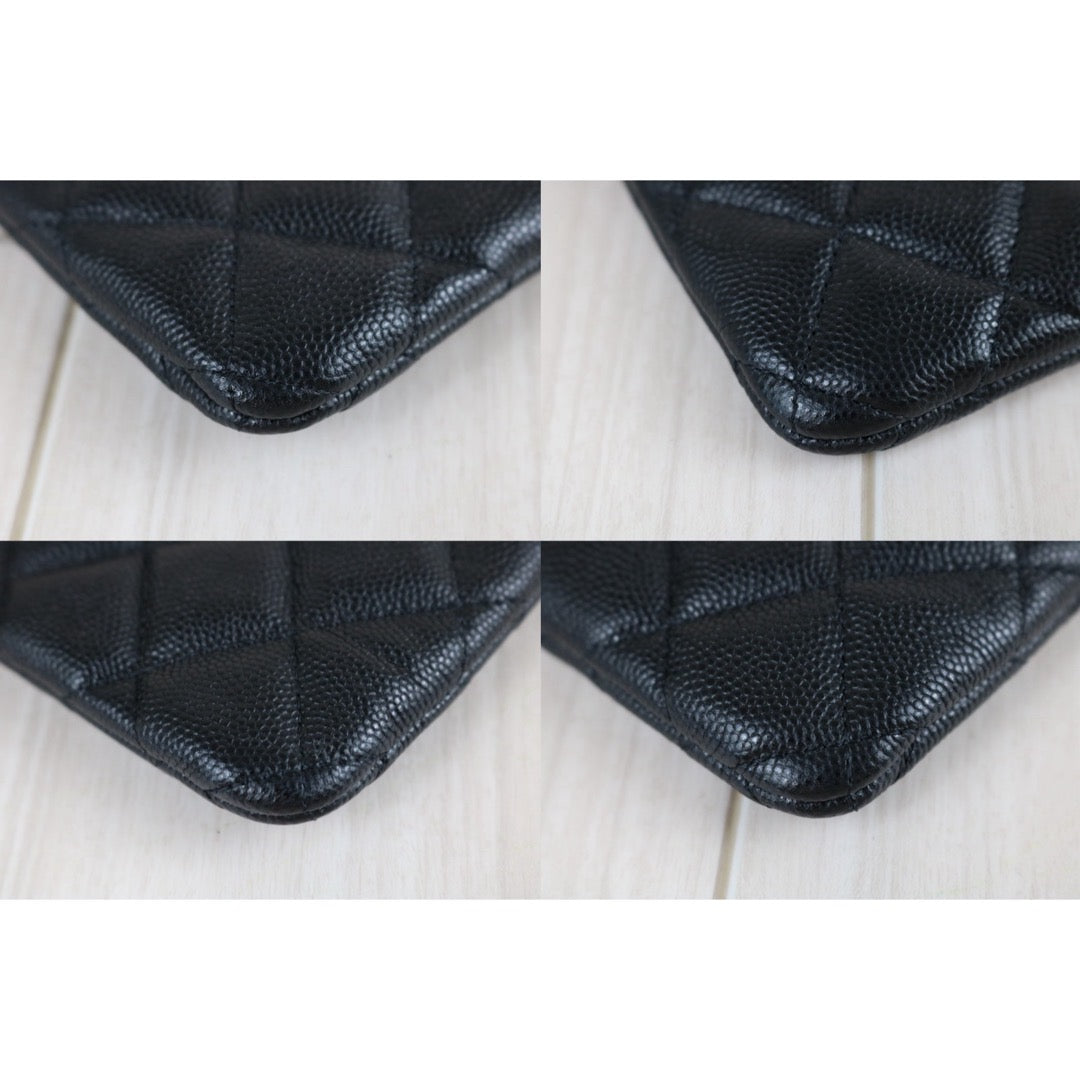 Include Entrupy Certificate of Authenticity｜Excellent（Rank SA）｜Full Set CHANEL 23S Classic Zip Pouch｜X26051803