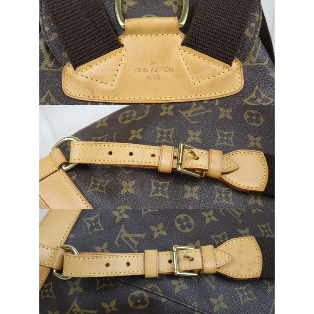 Include Entrupy Certificate of Authenticity｜Good ( Rank AB)｜ Louis Vuitton Monogram Montsouris GM Backpack｜26011404