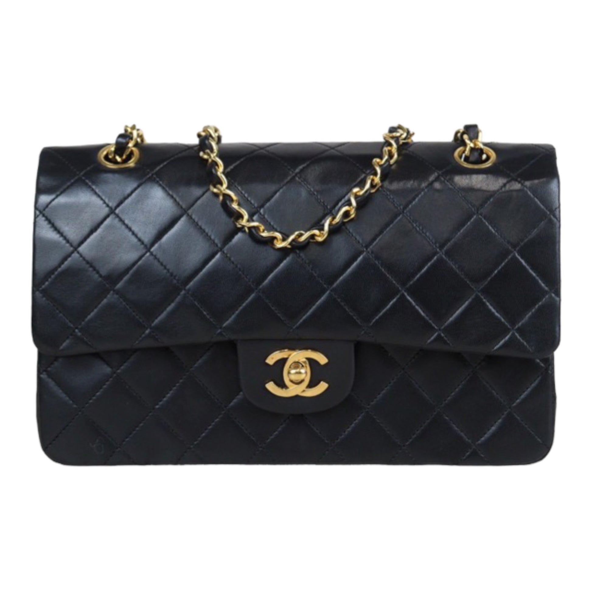 Rank AB ｜ CHANEL Matrasse Double Flap 25 Shoulder Bag Made In 1986～198 –  BRAND GET