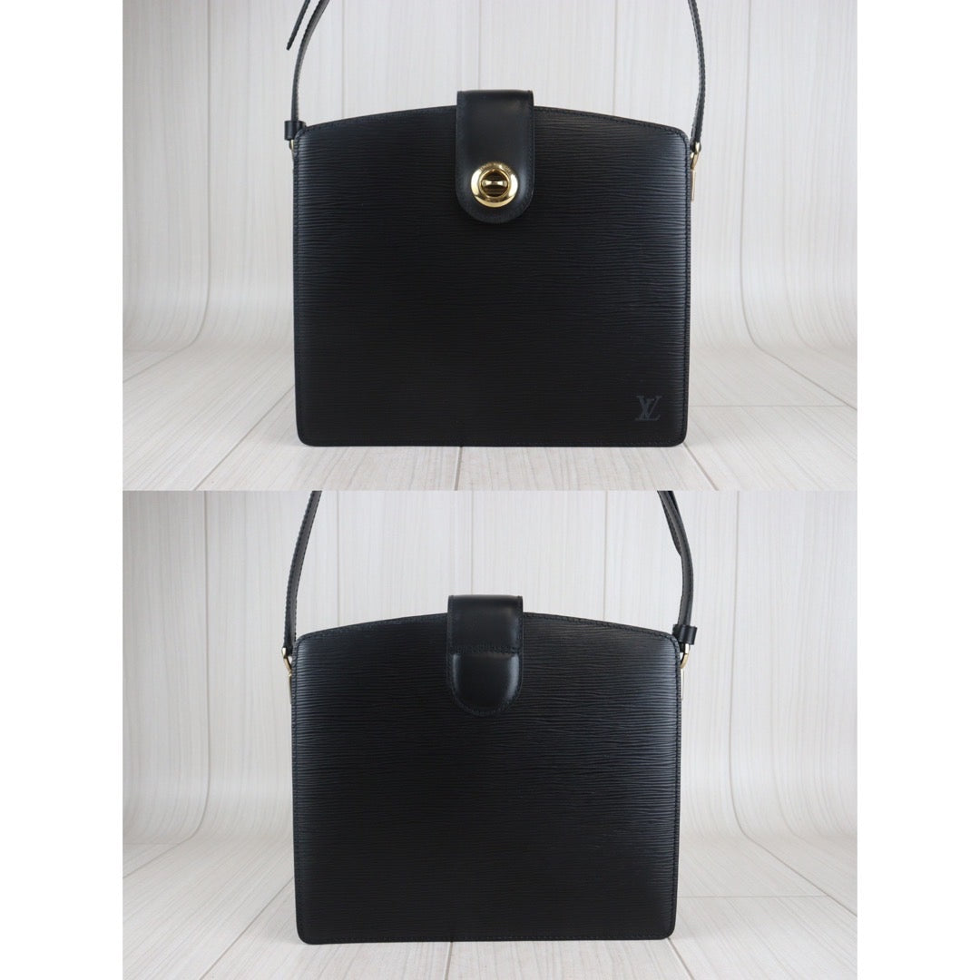 Rank A｜ LV Epi Shoulder Bag Black｜23090720