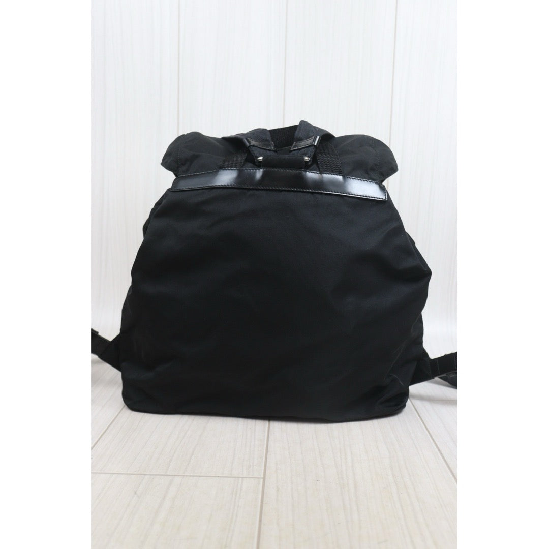 Include Entrupy Certificate of Authenticity｜Good ( Rank AB) ｜Prada  Nylon Black Backpack Medium｜26062601