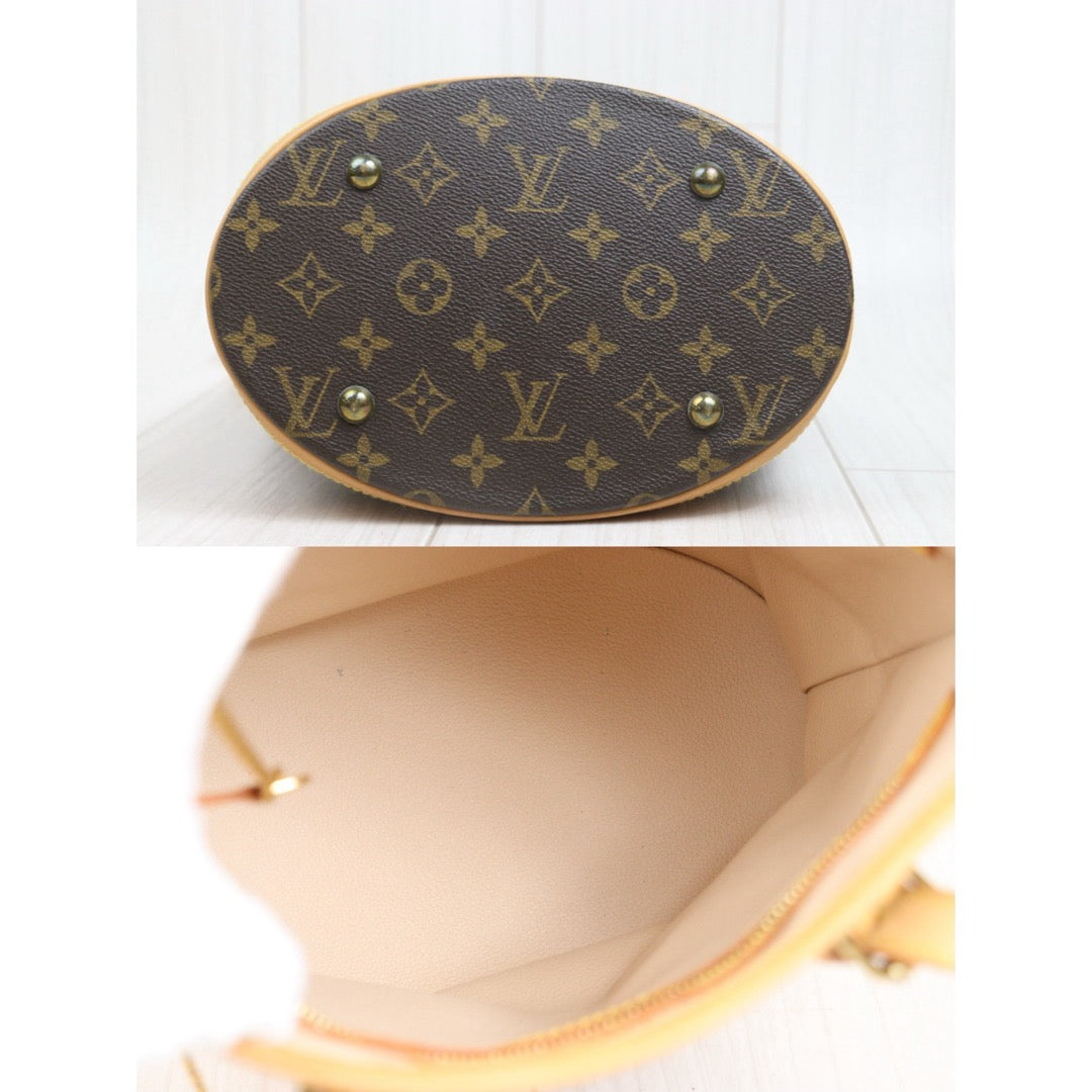 Include Entrupy Certificate of Authenticity｜Very Good ( Rank A) ｜ Louis Vuitton  Monogram Petit Bucket PM Tote Bag ｜26102103
