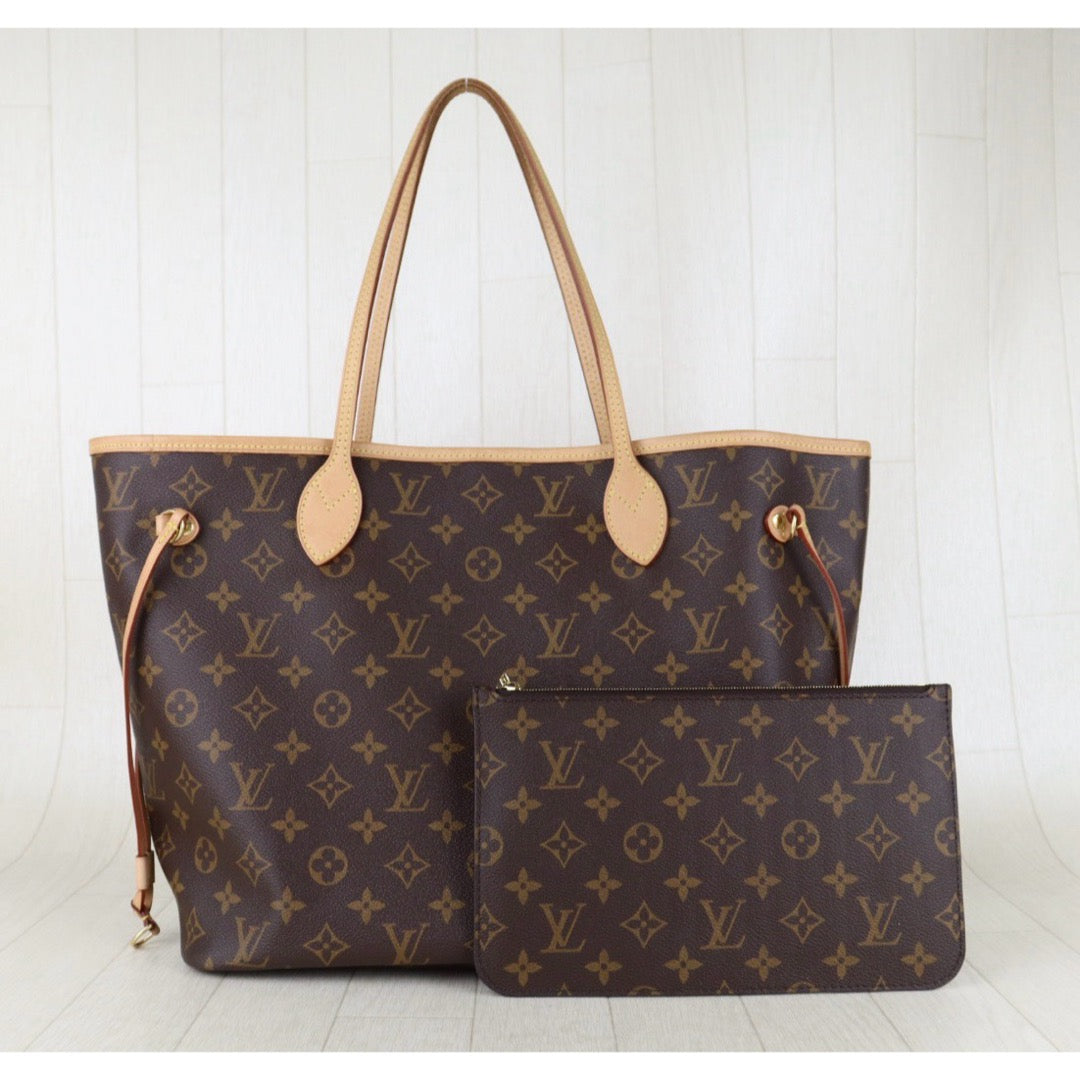 Include Entrupy Certificate of Authenticity｜Very Good ( Rank A)｜ Louis Vuitton Monogram Neverful MM ShoulderBag With Pouch  IC Chips Model｜S26052514