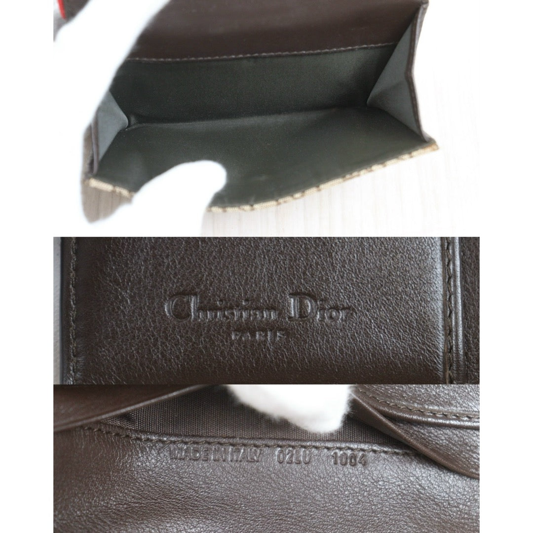 Include Entrupy Certificate of Authenticity｜Very Good ( Rank A)｜Dior Trotter Rasta Saddle Wallet ｜26101407