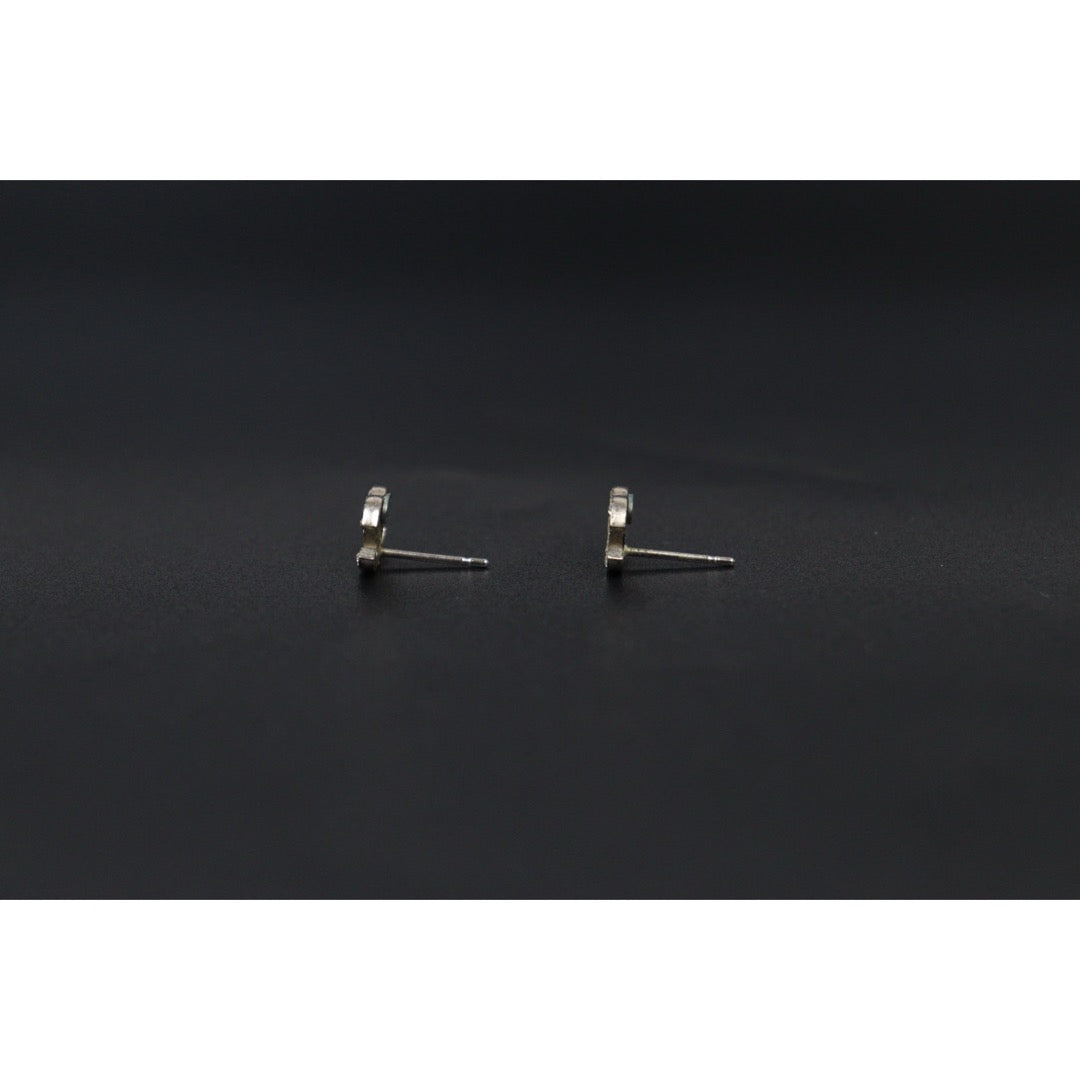 Good ( Rank AB)｜CHANEL Mini COCO Mark Rhinestone Earrings Made In 2014 Year｜V24122608