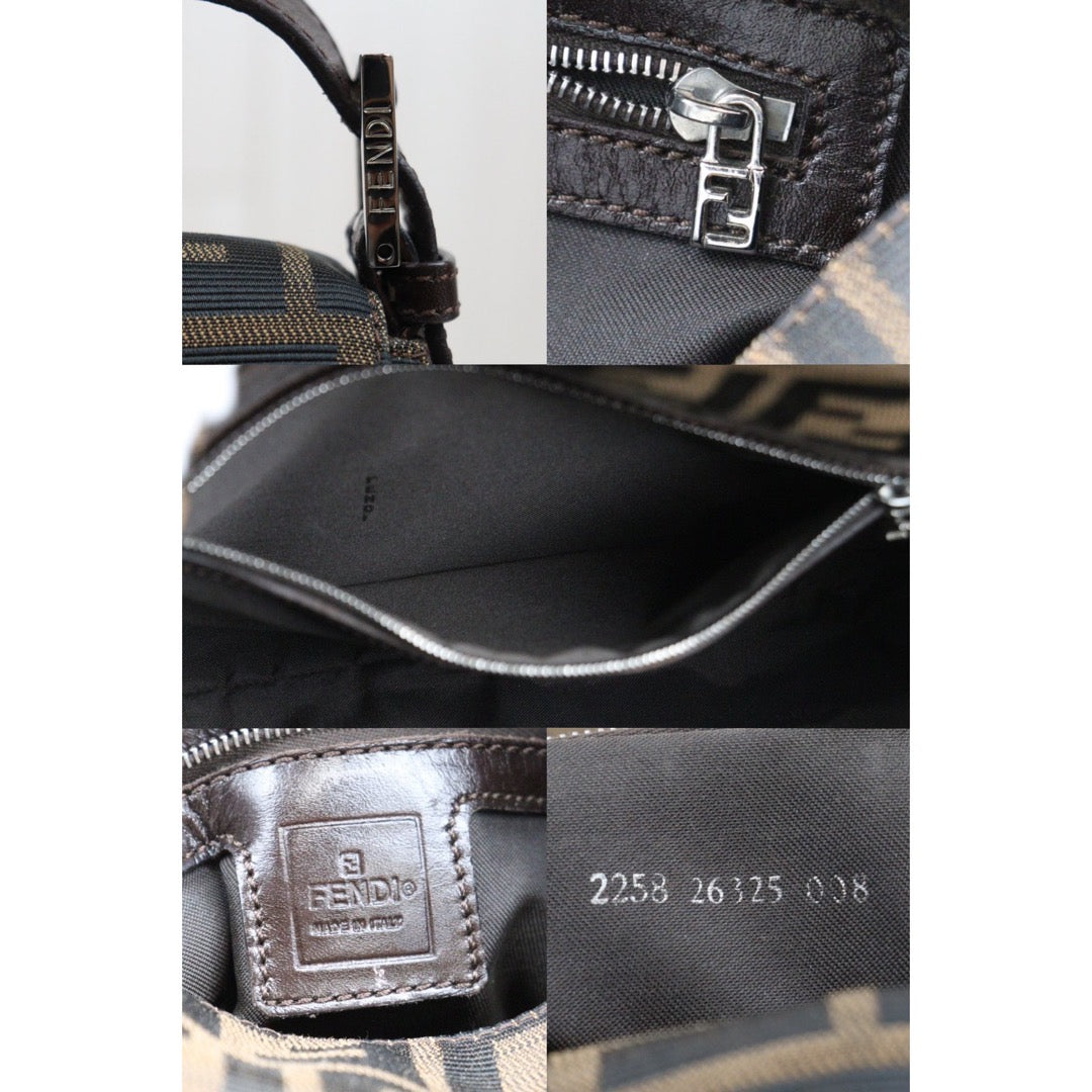 Rank A｜ FENDI Zucca Mamma Baguette Shoulder Bag ｜24032905