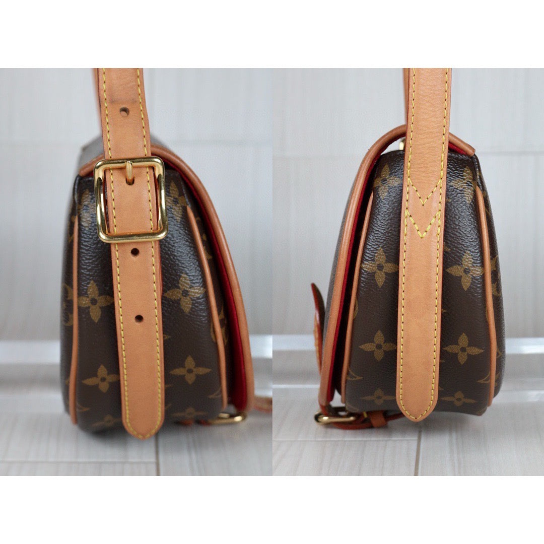 Rank AB｜ LV Monogram Tamburan Shoulder Bag Current Model｜S24051802