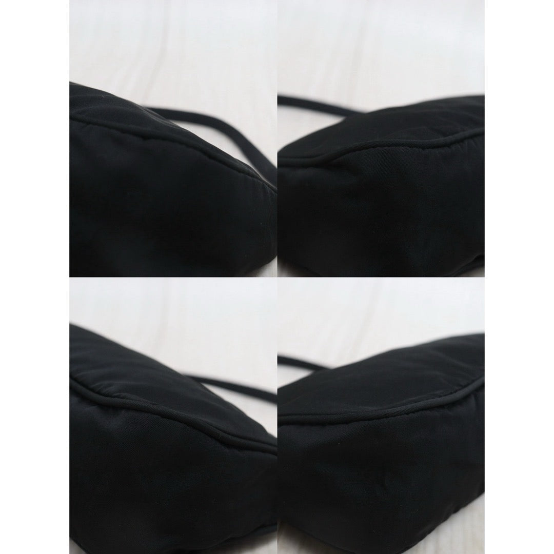 Include Entrupy Certificate of Authenticity｜Very Good ( Rank A)｜ PRADA Nylon Black Shoulder Bag ｜26082603