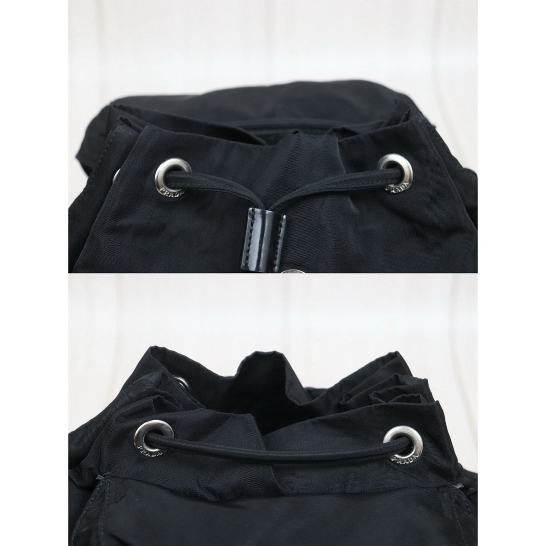 Include Entrupy Certificate of Authenticity｜Good ( Rank AB) ｜Prada  Nylon Black Backpack Small｜26070202