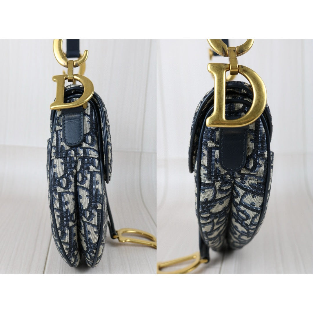 Very Good ( Rank A)｜Dior Trotter Saddle Shoulder Bag Medium｜B24111206