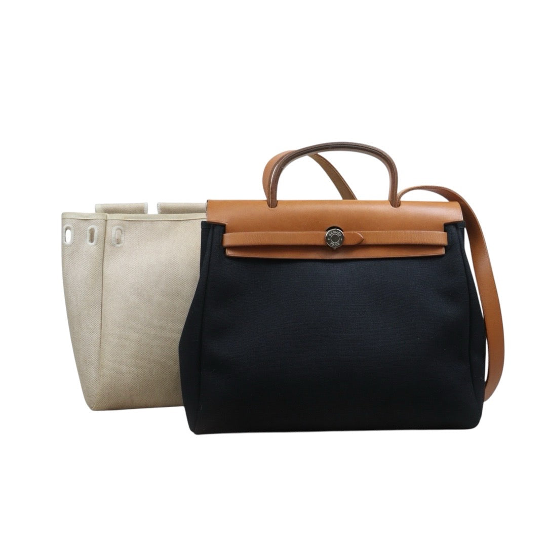 Include Entrupy Certificate of Authenticity｜Good ( Rank AB)｜ HERMES Herbag PM  Shoulder Bag□E Stamp Made in 2017 Year ｜26082001