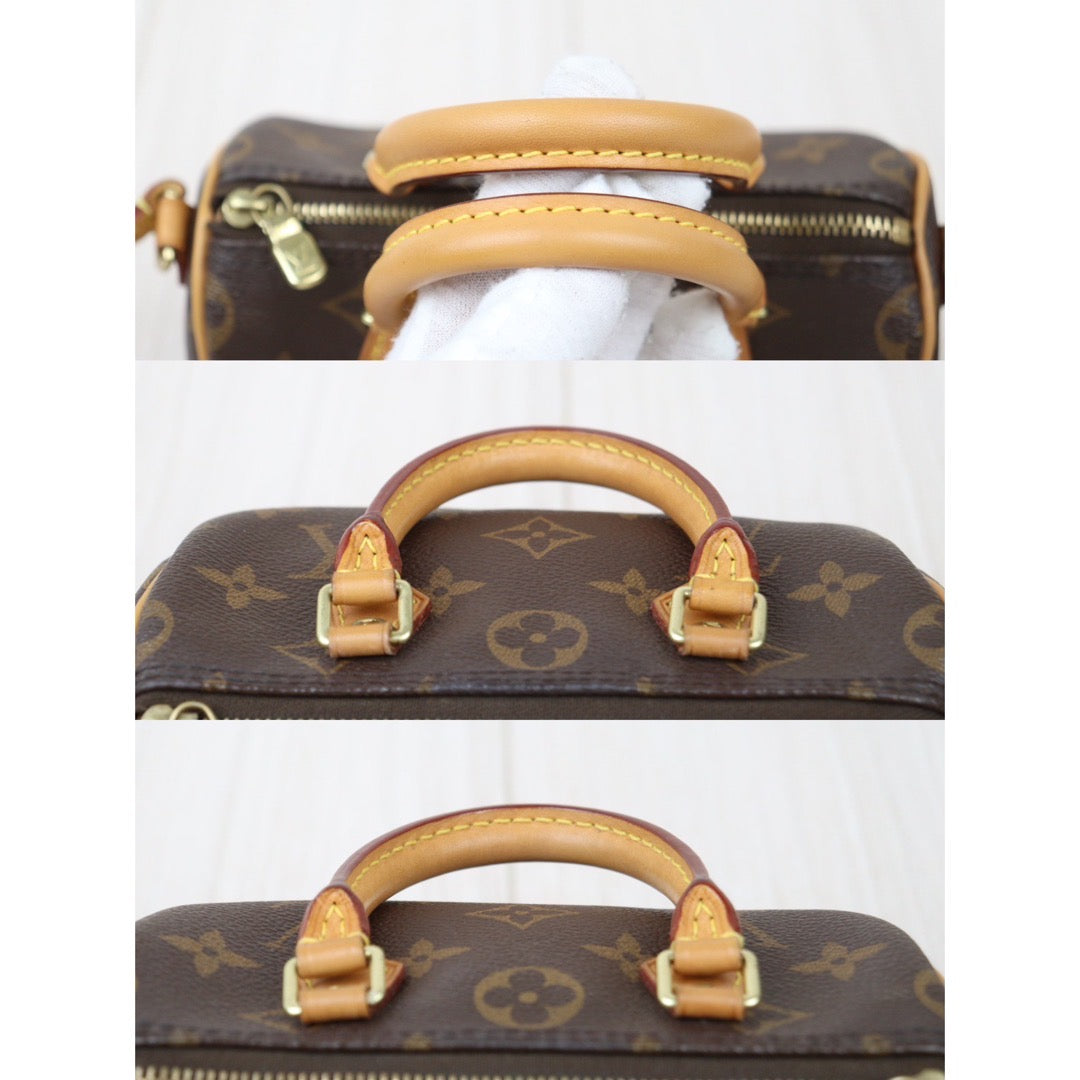 Rank AB ｜LV Monogram Nano Speedy  Shoulder Bag｜S24042603