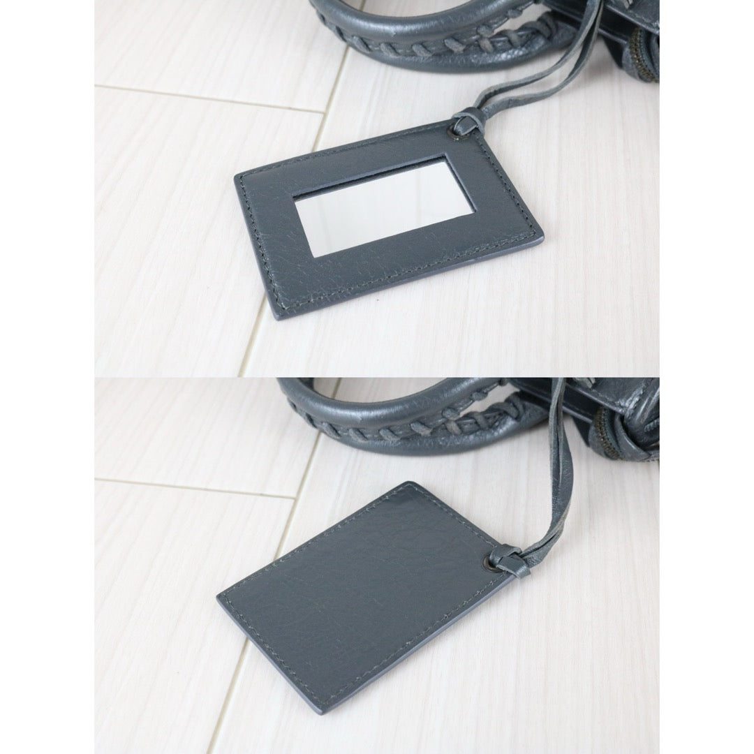 Good ( Rank AB)｜Balenciaga Le City Mini Shoulder Bag Grey｜W25092602