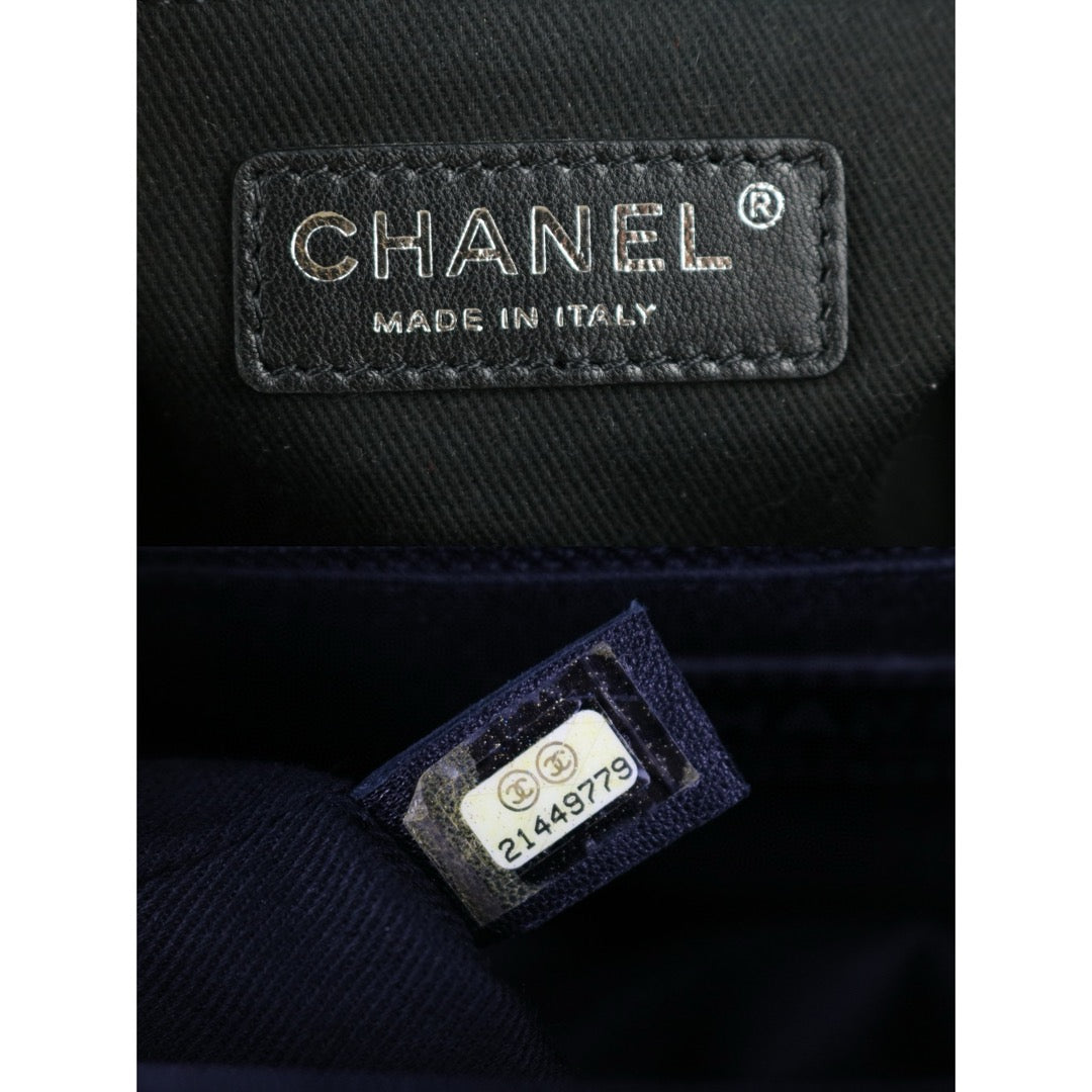 Very Good ( Rank A)｜ CHANEL City Rock Goatskin Single Flap Chain Shoulder Bag Black Made In 2015-2016 Year｜X25041402