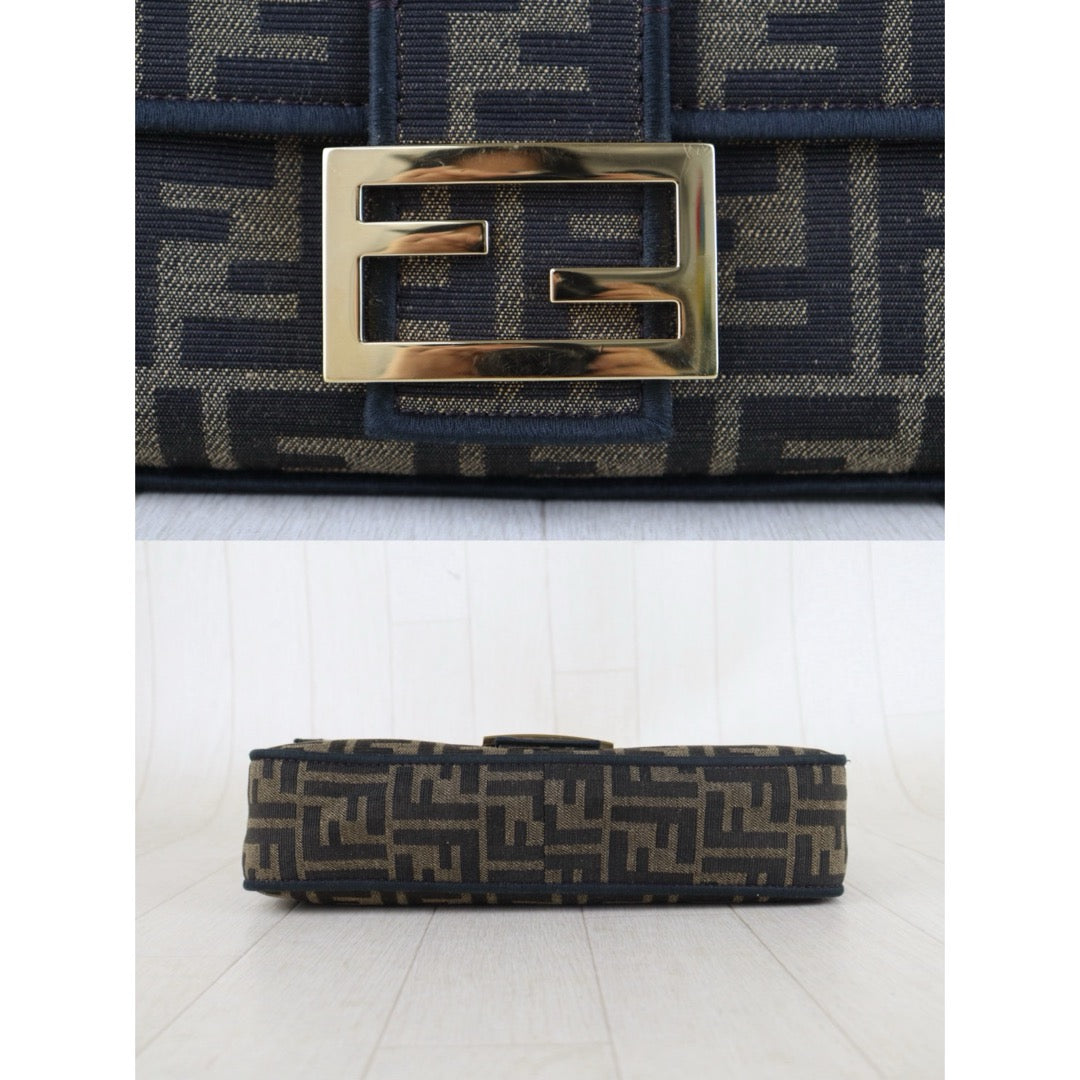 Include Entrupy Certificate of Authenticity｜Very Good ( Rank A)｜ FENDI Mamma Baguette Shoulder Bag  Gold Hardware Current Model｜S26060504