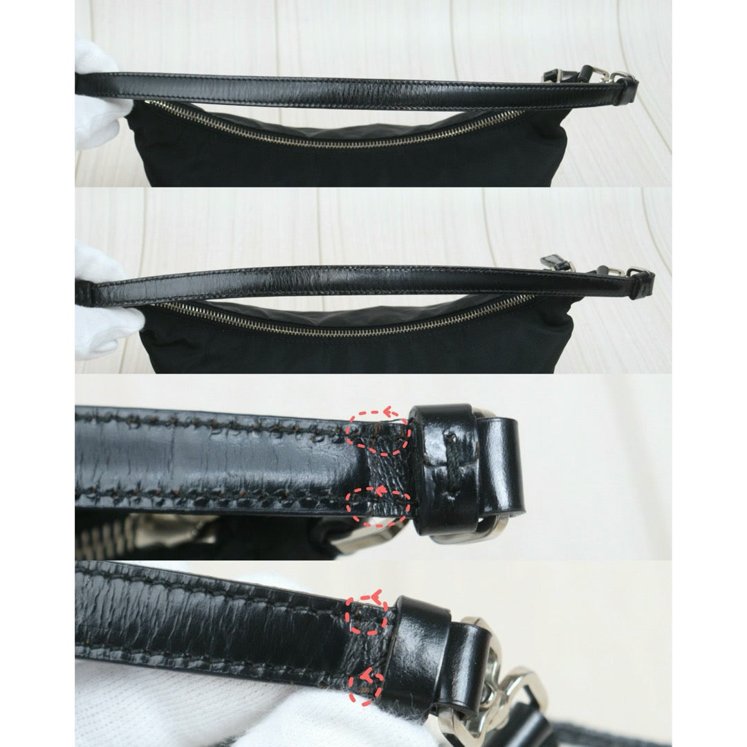 Include Entrupy Certificate of Authenticity｜Good ( Rank AB)｜ PRADA Tessuto Nylon Mini Shoulder Bag ｜26102306