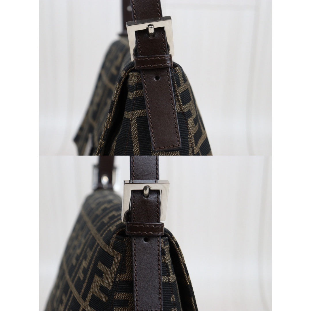 Rank AB｜ FENDI Zucca Mamma Baguette Shoulder Bag ｜23113002