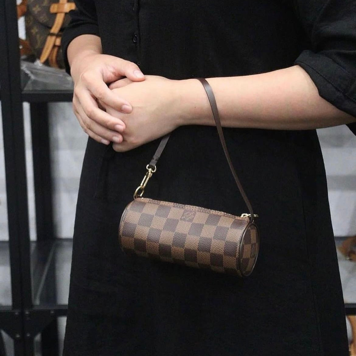 Rank A｜LV Damier Papillon Included Pouch｜24010823