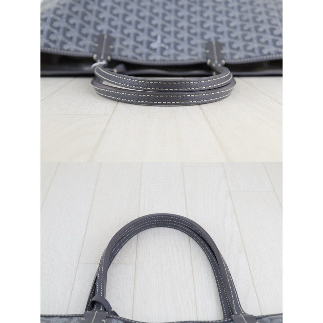 Good ( Rank AB) ｜ Goyard Saint-Louis PM Tote Bag Grey｜W24121101