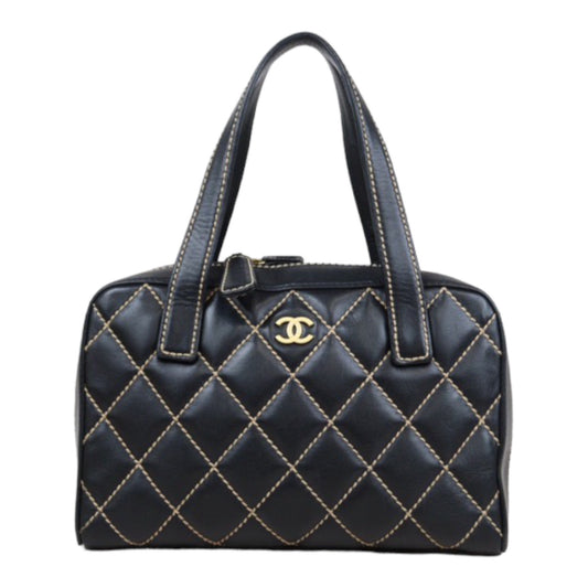 Rank AB｜ CHANEL Calf Leather Hand Bag Made In 2003～2004Year｜24011211