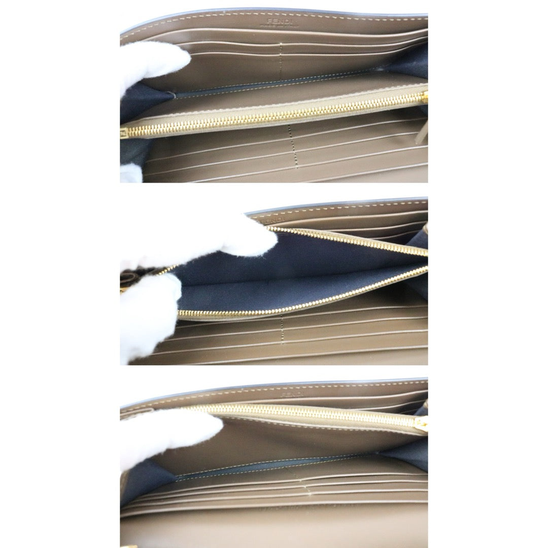 Include Entrupy Certificate of Authenticity｜Very Good ( Rank A)｜ FENDI Mamma Calf Leather Chain Bag  Gold Hardware ｜X26070606