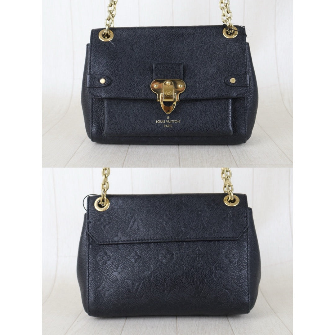 Include Entrupy Certificate of Authenticity｜Good ( Rank AB) ｜Louis Vuitton Monogram Empreinte Vavin BB Leather Shoulder Bag Black IC Chips Model ｜S26090712