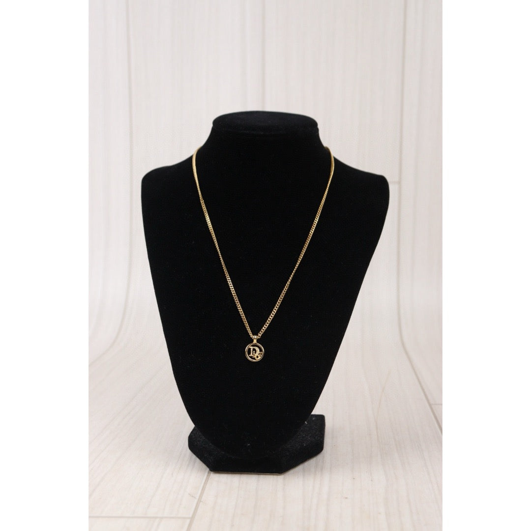 Very Good ( Rank A) ｜ Dior CD Necklace Gold Plated ｜V24071119