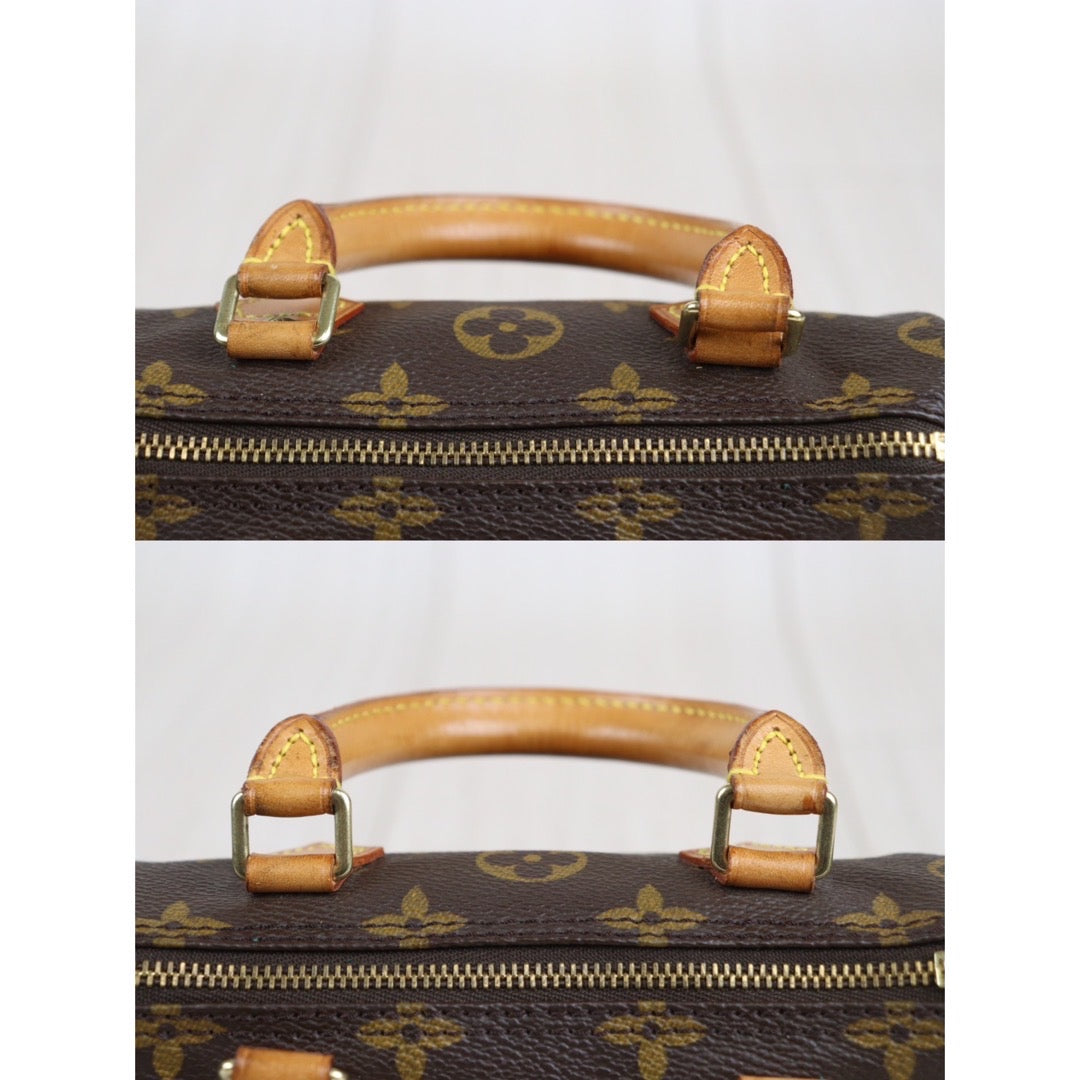 Rank AB ｜ LV Monogram Mini Speedy Handbag With Shoulderstrap ｜23101311