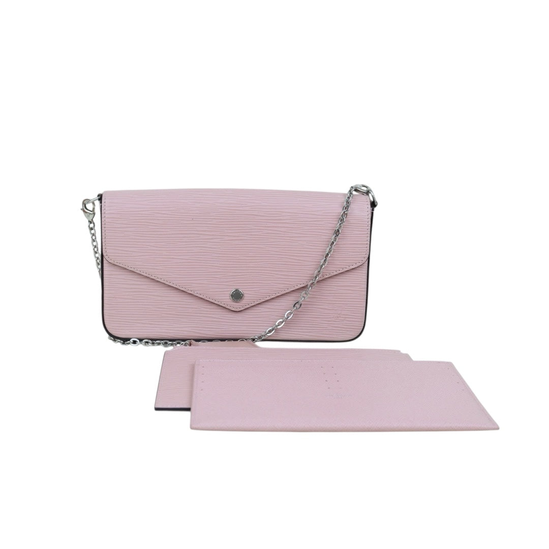 Good ( Rank AB)｜LV Epi Pochette Felicie Shoulder Bag Pink｜S25081409