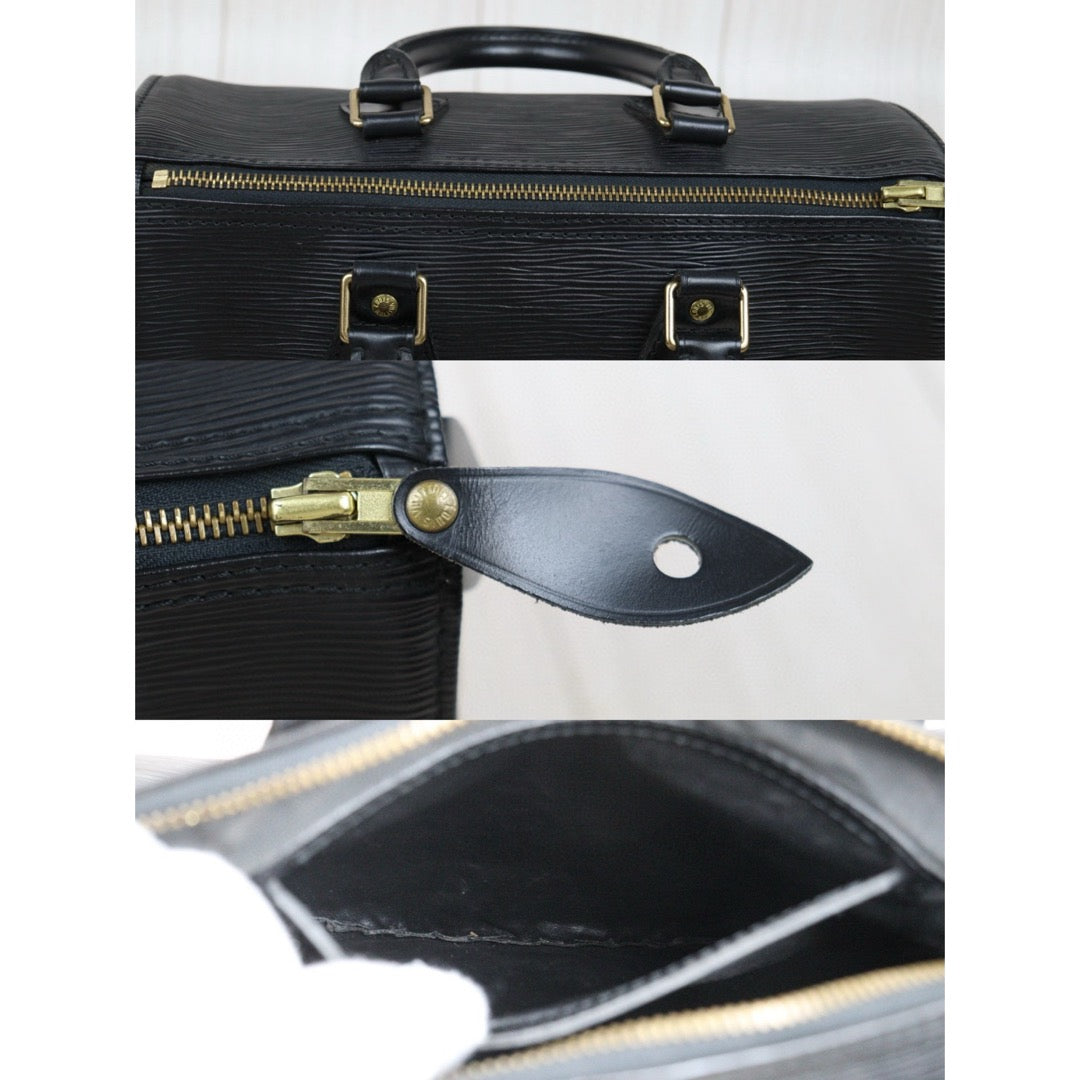 Good ( Rank AB)｜ LV Epi Speedy 25 Hand Bag Black｜25052110