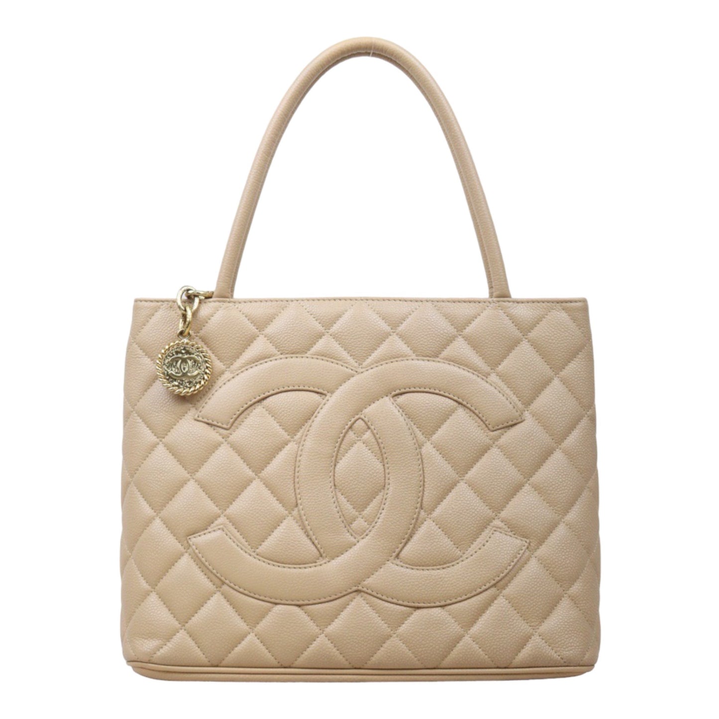 Rank A｜ CHANEL Caviar Skin Leather Calf Leather Tote Bag Made In 2002～2003Year｜24060309