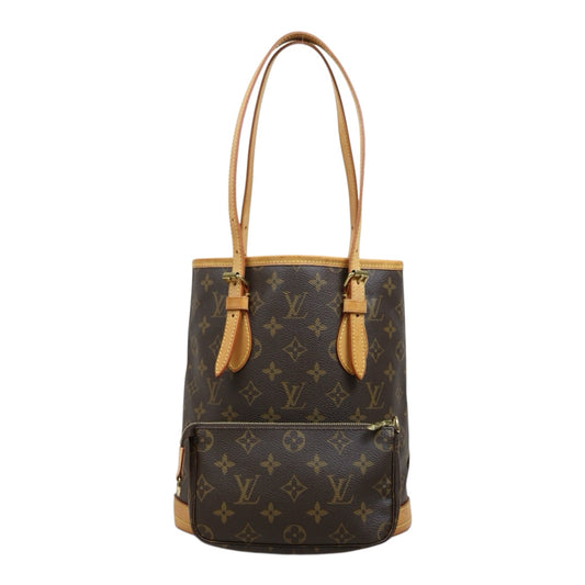 Include Entrupy Certificate of Authenticity｜Good ( Rank AB)｜ Louis Vuitton Monogram  Petit Bucket PM Tote Bag  ｜26042304